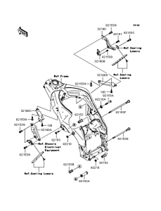 ZX1000 Крепление двигателя