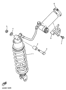 FZR600R Задняя подвеска
