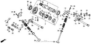 GB500 Распределительный вал