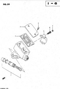 GV1400 Передний тормозной цилиндр