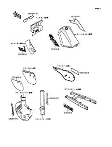 KMX125 Наклейки