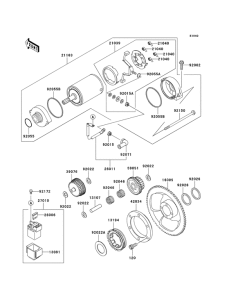 KL650 Стартер