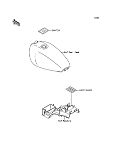 ZR400 Наклейки