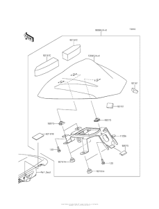 ER650 Accessory (Single Seat Cover)