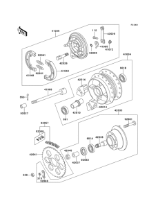 KE100 Задняя втулка