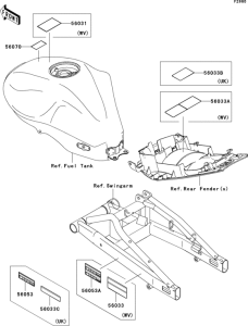 EX650 Лейбл предостережения