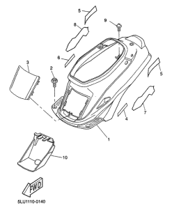 CW50 Боковые обтекатели