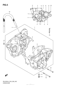 RM-Z450 Картер двигателя