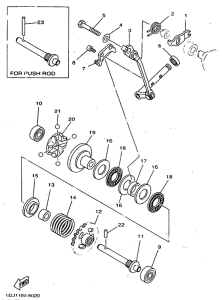 YZ250 Регулятор,вед .звезда