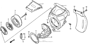 CR125R Air cleaner 83