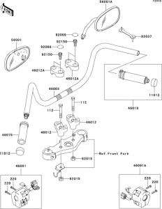 VN1500 Руль