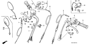 Z50J Switch / cable / handle lever