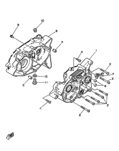 RD80 Картер двигателя