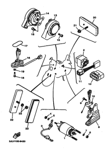 XV750 XV750K Equipo electrico