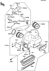 ZX900 Воздушный фильтр