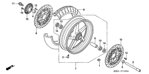 CB1300S (ABS) Transom + tube