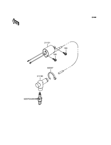 KX125 Катушка зажигания