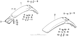 MT250 Переднее крыло
