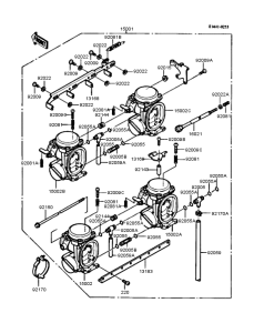 ZX400 Карбюратор