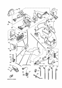 YP400G Электрические детали