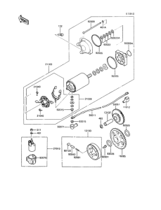 ZX500 Стартер