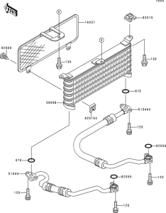 ZX400 Масляный картер