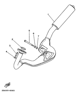 YSR80 Выхлопная система