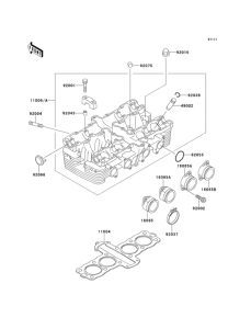ZR550 Головка цилиндров