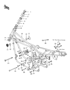 KZ1000 Frame / frame fittings