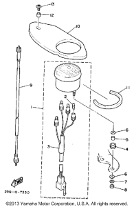 YSR50A Приборы