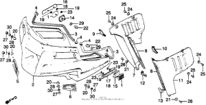 GL1100I Обтекатель