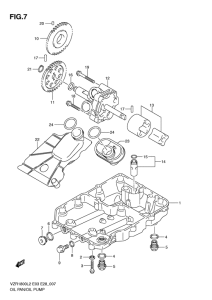 VZR1800 Картер масляный / масляная помпа