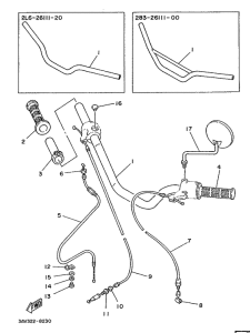 FS1 Steering handle. cable