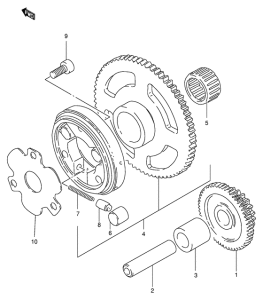 DF125 Муфта стартера