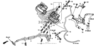 CBR600RR (ABS) Front valve unit (cbr600ra)