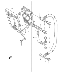 DR250 Масляный радиатор