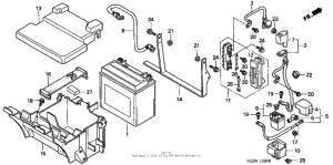 GL1500CD Аккумулятор