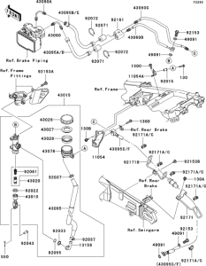 ZX1400 Rear master cylinder(1 / 2)