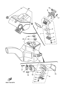 TZ250 Впускная система
