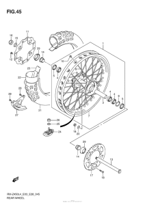 RM-Z450 Переднее колесо