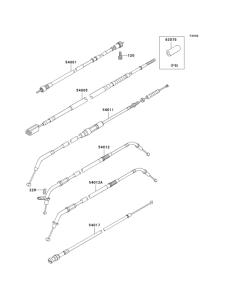 VN800 Тросы управления