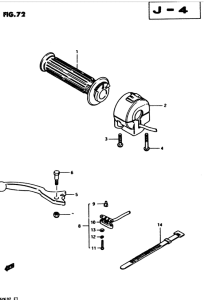 GS450 Right handle switch