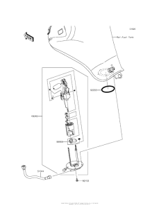 ER650 Топливный насос