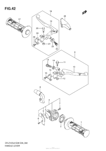  Handle Lever (Dr-Z125 E33)
