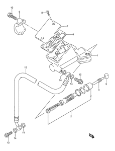 GSX-R1100 Главный цилиндр сцепления