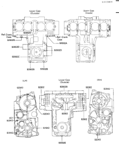 ZX750 Crankcase bolt & stud pattern