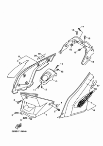 YW125 Боковые обтекатели