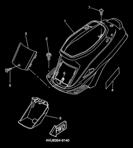 CW50 Боковые обтекатели
