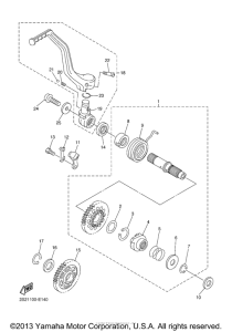 WR450F Стартер