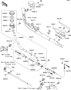VN2000 Rear master cylinder(a1)